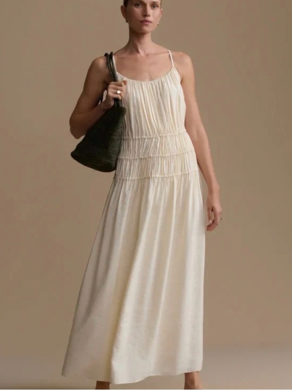 Jenni Kayne Wynn Dress Cream